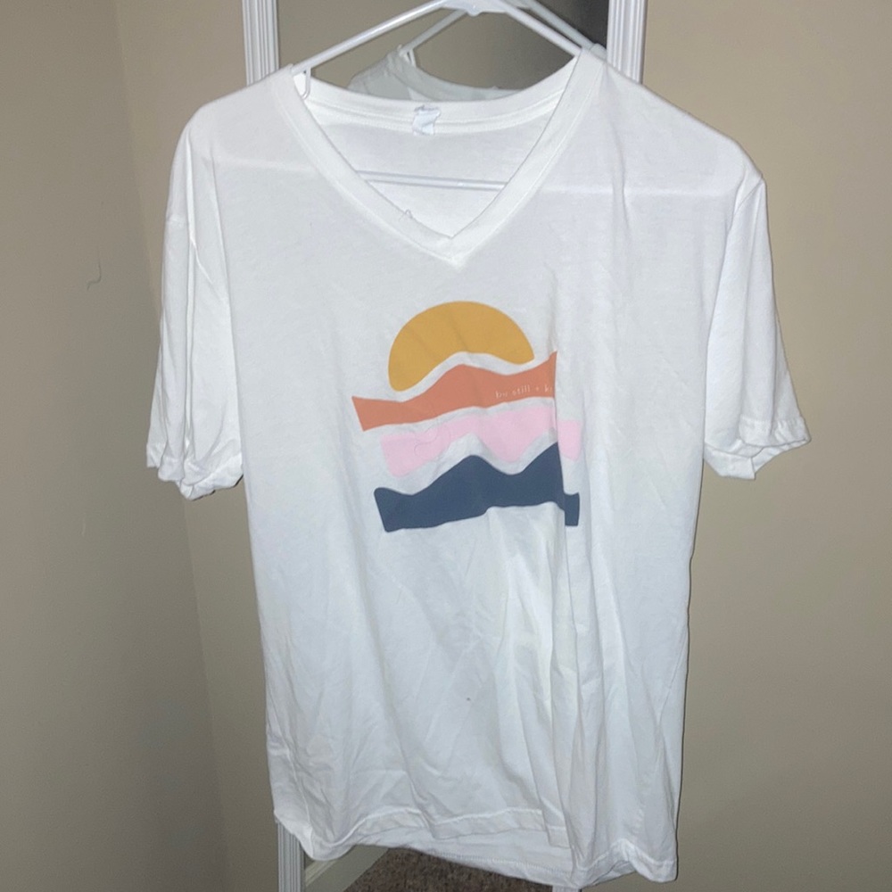White Christian T-shirt Size Large
